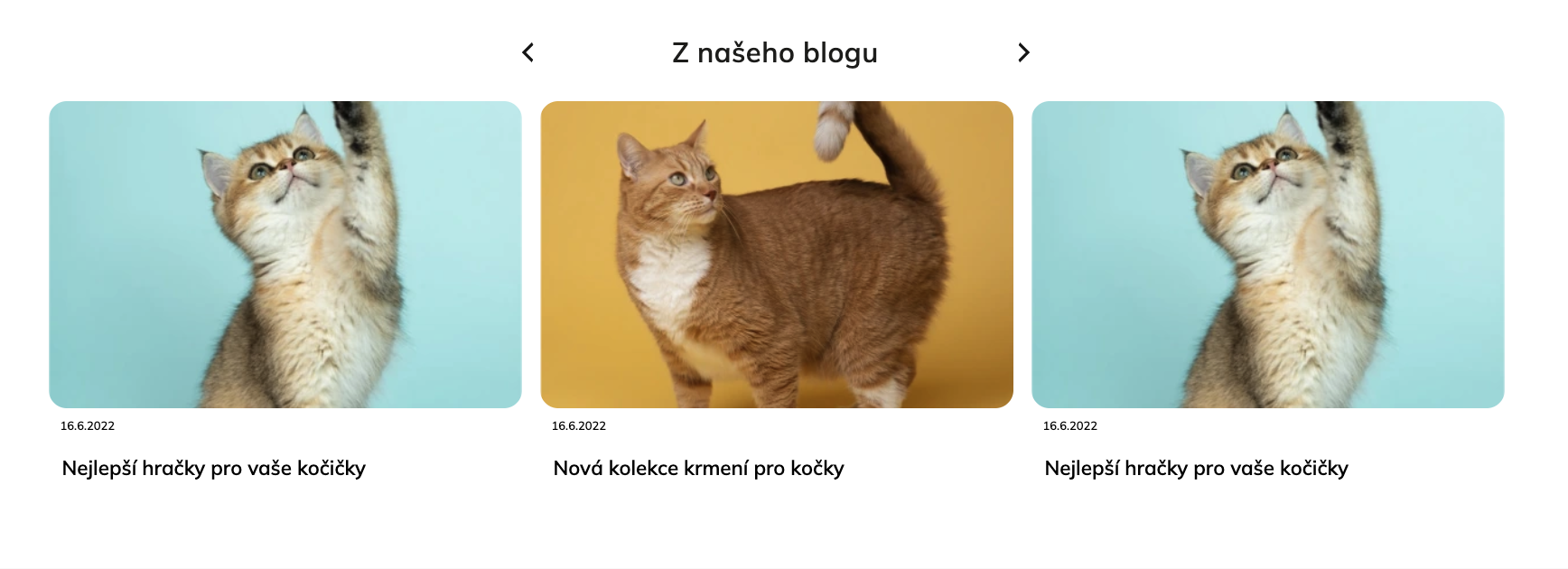 Nanite – datum a nadpis článků pod fotografií